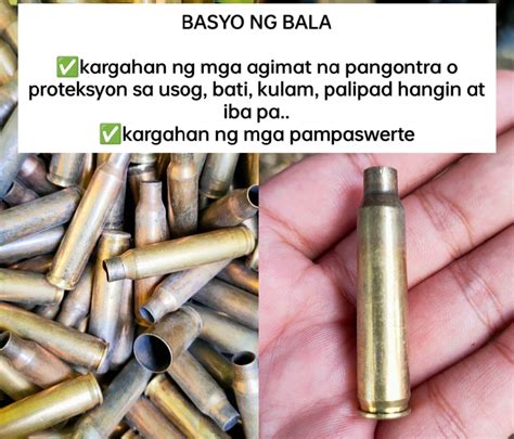 basyo ng bala in english translation